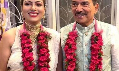 पश्चिम बंगाल: 66 साल के एक्स इंडियन क्रिकेटर अरुण लाल ने अपने से 28 साल छोटी बुलबुल साहा से रचाई शादी