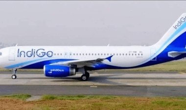 देवघर एयरपोर्ट पर कोलकाता से आयी इंडिगो 320 विमान की हुई ट्रायल लैंडिंग