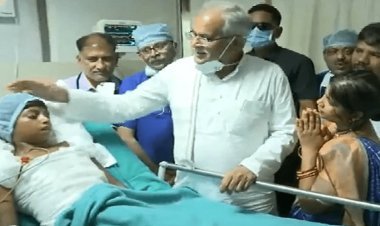 छत्तीसगढ़: बोरवेल से बाहर निकलने के बाद राहुल अपोलो हॉस्पिटल के ICU में इलाजरत, CM भूपेश  ने की मुलाकात