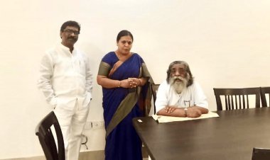 नई दिल्ली: कांग्रेस MLA दीपिका  पांडेय सिंह मिलीं शिबू सोरेन से, CM हेमंत से भी हुई गुफ्तगू