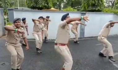 पुलिसकर्मियों ने तनावमुक्त रखने के लिए एक नई पहल, गिरिडीह पुलिस का खास अंदाज में अपील, वीडियो वायरल