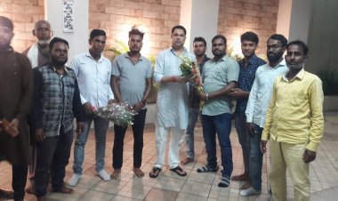 धनबाद: रणविजय सिंह से मिले भेतिया खेतटाड़ फुटबॉल ग्राउंड के अध्यक्ष