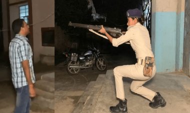 पूर्वी चंपारण में आधी रात को महिला कांस्टेबल ने SP पर तान दी राइफल, मैं कहती हूं वहीं रुक जाओ वरना...  