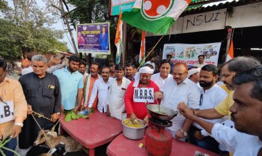 धनबाद: युवक कांग्रेस ने  PM नरेंद्र मोदी का जन्मदिन  राष्ट्रीय बेरोजगार दिवस के रुप में मनाया