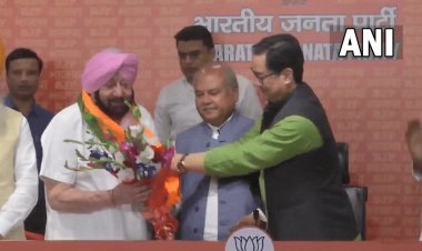 पंजाब: BJP में शामिल हुए एक्स सीएम कैप्टन अमरिंदर सिंह, पंजाब लोक कांग्रेस का भी किया विलय