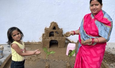 धनबाद: छोटी बेटी की जिद पर रागिनी सिंह ने झरिया में बनाया घरौंदा, सोशल मीडिया पर वायरल हो रही है फोटो