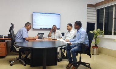 धनबाद: टाटा झरिया डिवीजन के जीएम से रणविजय सिंह ने की वार्ता