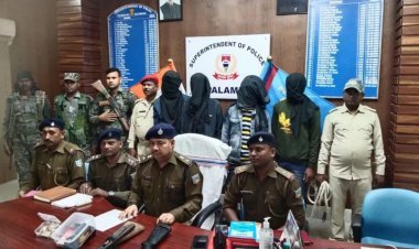 झारखंड से बिहार में हो रही आर्म्स की सप्लाई, पलामू में दो कट्टा के साथ चार क्रिमिनल अरेस्ट