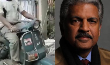 शख्स ने खटारा स्कूटर को बना दिया देसी जुगाड़, Anand Mahindra भी हो गये फैन