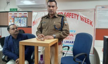 धनबाद: रोड एक्सीडेंट की रोकथाम के लिए ट्रैफिक रूल्स का पालन अति आवश्यक: ट्रैफिक डीएसपी