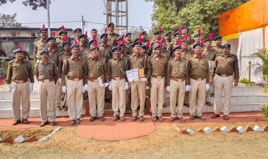 Dhanbad: 245 ASI का SI में प्रमोशन के लिए आठ सप्ताह के ट्रेनिंग का समापन