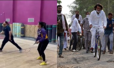 Bihar: तेजस्वी ने एक्ट्रेस संग खेला बैडमिंटन, पटना की सड़कों पर तेज प्रताप ने किया साइकिल की सवारी 