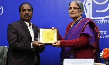 झरिया के फोटो जर्नलिस्ट इजहार आलम को दिल्ली में मिला नेशनल अवार्ड