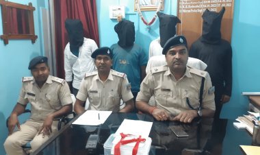 Jharkhand: देवघर पुलिस को मिली सफलता,  लूट और मर्डर की प्लानिंग कर रहे चार युवक लोडेड कट्टा के साथ अरेस्ट