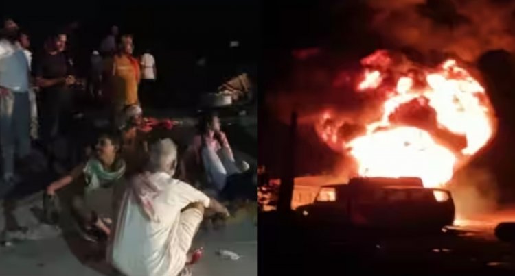 Bihar : मुजफ्फरपुर में निर्माण एजेंसी के वाहन ने दो को रौंदा, आक्रोशित लोगों ने फूंकी गाड़ियां, पुलिस ने किया लाठीचार्ज