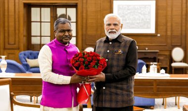 Jharkhand बीजेपी प्रसिडेंट बाबूलाल मरांडी ने PM नरेंद्र मोदी से की मुलाकात, मार्गदर्शन के लिए दिया धन्यवाद