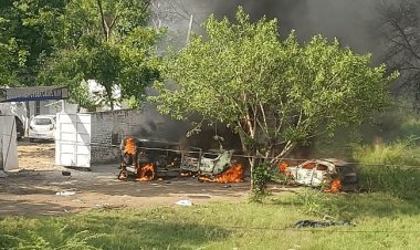 Nuh Violence: नूंह में उपद्रवियों का तांडव, दो होमगार्ड की मौत, सात पुलिसकर्मी घायल, दर्जनों वाहनों को जलाया