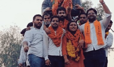 दिल्ली यूनिवर्सिटी स्टूडेंट्स यूनियन के चुनाव में अध्यक्ष समेत तीन पदों पर ABVP का कब्जा, NSUI ने उपाध्यक्ष पद जीता