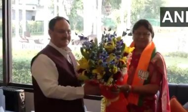 Jharkhand:JMM एमएलए सीता सोरेन बीजेपी में हुईं शामिल, दुमका से चुनाव लड़ने की अटकलें तेज