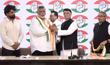 Bihar: पप्पू यादव अपने बेटे सार्थक के साथ कांग्रेस में शामिल, जाप पार्टी का कांग्रेस में विलय