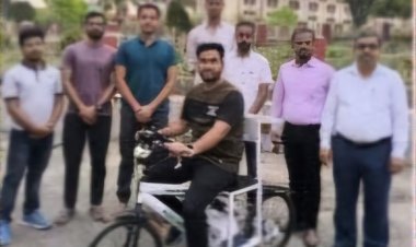 Dhanbad: बीआईटी सिंदरी के स्टूडेंट्स ने दिव्यांगों के लिए बनाई अनोखी ट्राइसाइकिल