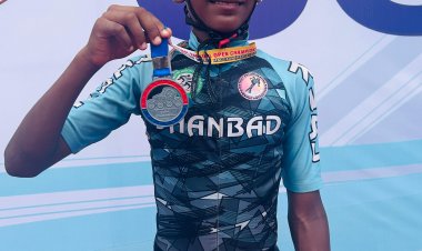 छठी राष्ट्रीय रैंकिंग रॉलर स्केटिंग चैंपियनशिप में धनबाद को पहला Silver Medal