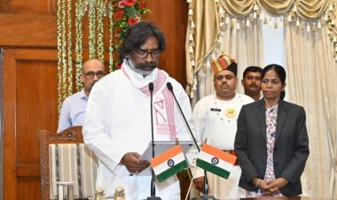 Hemant Soren Oath:झारखंड में हेमंत सोरेन ने तीसरी बार ली सीएम पद की शपथ