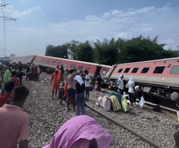 UP Dibrugarh Train Accident:गोंडा में रेल हादसा, चंडीगढ़ एक्सप्रेस के आठ डिब्बे बेपटरी, दो की मौत