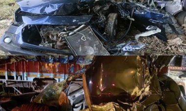 Jharkhand:गुमला में भीषण रोड एक्सीडेंट, खड़े ट्रक से टकरायी कार, तीन लोगों की मौत