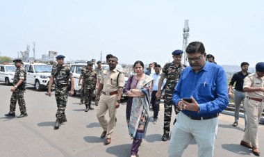 Dhanbad: सीनीयर अफसरों ने किया वैकल्पिक मार्ग का निरीक्षण