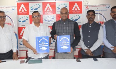 Dhanbad: असर्फी हॉस्पिटल धनबाद और ग्लेनीगल्स हॉस्पिटल चेन्नई के बीच MoU 