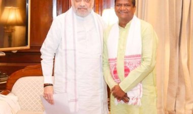  Dhanbad: सांसद ढुलू महतो ने होम मिनिस्टर अमित शाह की मुलाकात