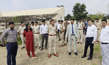 Dhanbad: राष्ट्रपति के कार्यक्रम को ले डीसी-एसएसपी ने किया रूट व कार्यक्रम स्थल का निरीक्षण