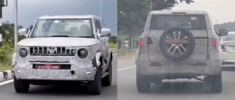 नयी Mahindra Bolero टेस्टिंग के दौरान स्पॉट, दिखें G-Wagen जैसी हेडलाइट्स और मस्कुलर लुक