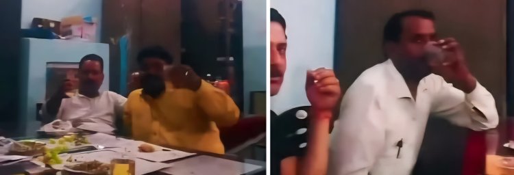 Jharkahand : देवघर के जल संसाधन विभाग ऑफिस में शराब पार्टी, सिगरेट के साथ जाम छलकाने का वीडियो वायरल
