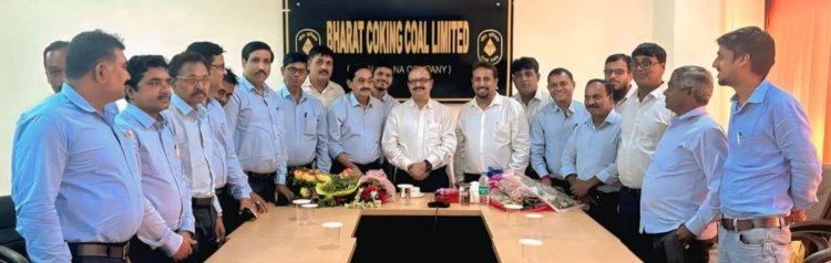 Dhanbad: बीसीसीएल के नवचयनित सीएमडी मनोज कुमार अग्रवाल का INMOSSA ने किया अभिनंदन