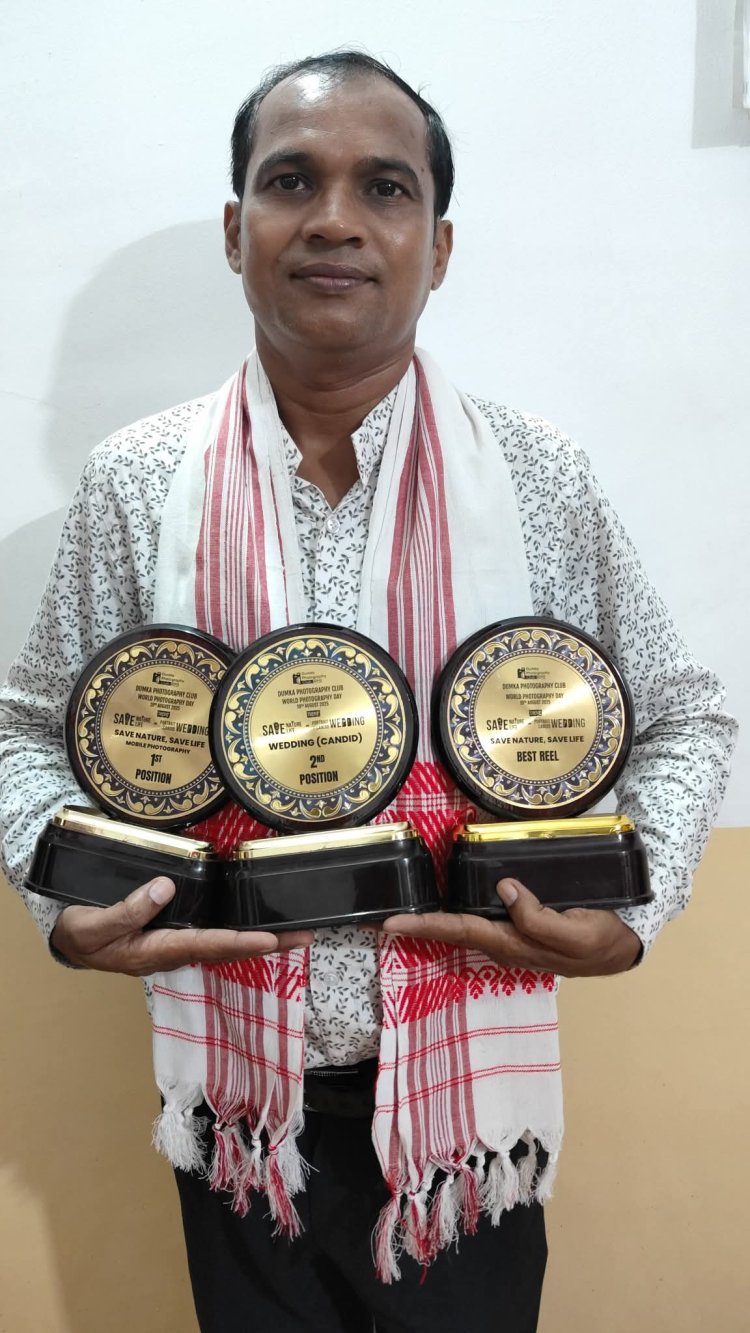 धनबाद का चंदन स्टूडियो चमका: सेव द नेचर मोबाइल फोटोग्राफी एंड रील्स प्रतियोगिता में जीता पहला पुरस्कार