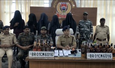 Jharkhand : पलामू पुलिस की बड़ी सफलता,  हुसैनाबाद में 314 बोतल अवैध अंग्रेजी शराब के साथ पांच अरेस्ट