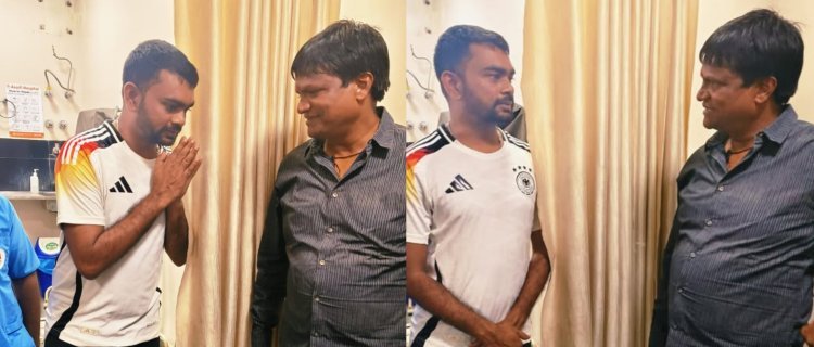 धनबाद एमपी ढुलू ने जाना डुमरी एमएलए जयराम महतो का हाल,  असर्फी हॉस्पिटल में इलाजरत हैं JLKM सुप्रीमो