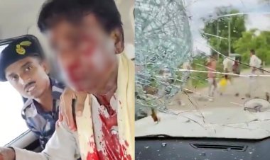 पश्चिम बंगाल में बीजेपी सांसद खगेन मुर्मू पर जानलेवा हमला, सिर फूटा; भीड़ ने गाड़ियों पर बरसाये पत्थर