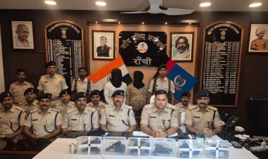 Jharkhand: रांची में पुलिस और राहुल दुबे गैंग के बीच मुठभेड़: दो अपराधियों को गोली, चार गिरफ्तार, भारी हथियार बरामद