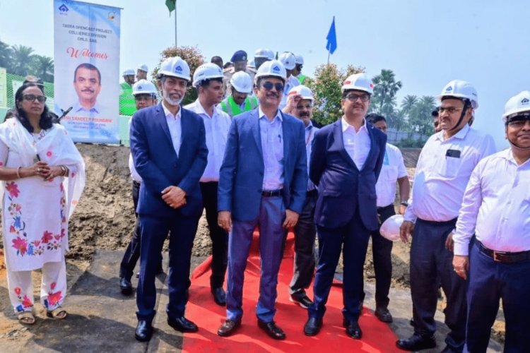 इस्पात सचिव संदीप पौंड्रिक ने टासरा परियोजना का निरीक्षण किया