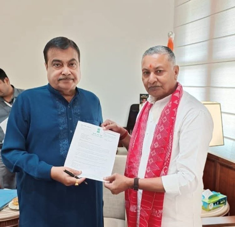 चतरा सांसद कालीचरण सिंह की दिल्ली में नितिन गडकरी से मुलाक़ात, हंटरगंज–जोरी बाइपास को मिली हरी झंडी!