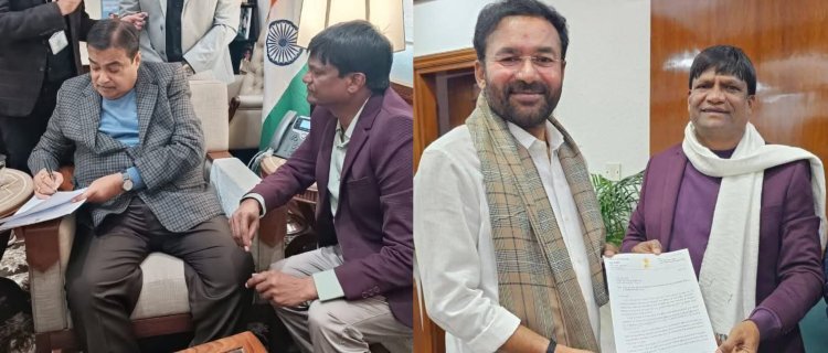 धनबाद MP ढुलू महतो  ने की कोयला मंत्री व नितिन गडकरी से मुलाकात, रखे जरूरी विकास प्रस्ताव