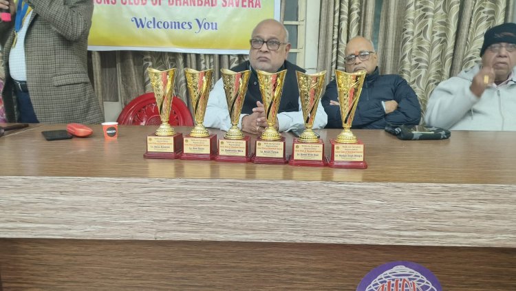 लायन आर पी सिंह बने लायंस क्लब ऑफ धनबाद सवेरा के नए अध्यक्ष, नई सोच के साथ नए कार्यक्रमों का ऐलान