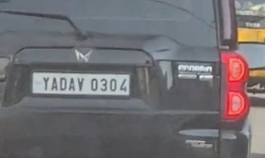 धनबाद:‘यादव’ नंबर प्लेट वाली स्कार्पियो पर चला कानून का डंडा, वायरल गाड़ी आखिरकार पुलिस के हत्थे चढ़ी