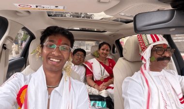 सरहुल पर सादगी में दिखे CM Hemant Soren: खुद कार ड्राइव कर पहुंचे सरना स्थल, परिवार संग वायरल हुआ VIDEO