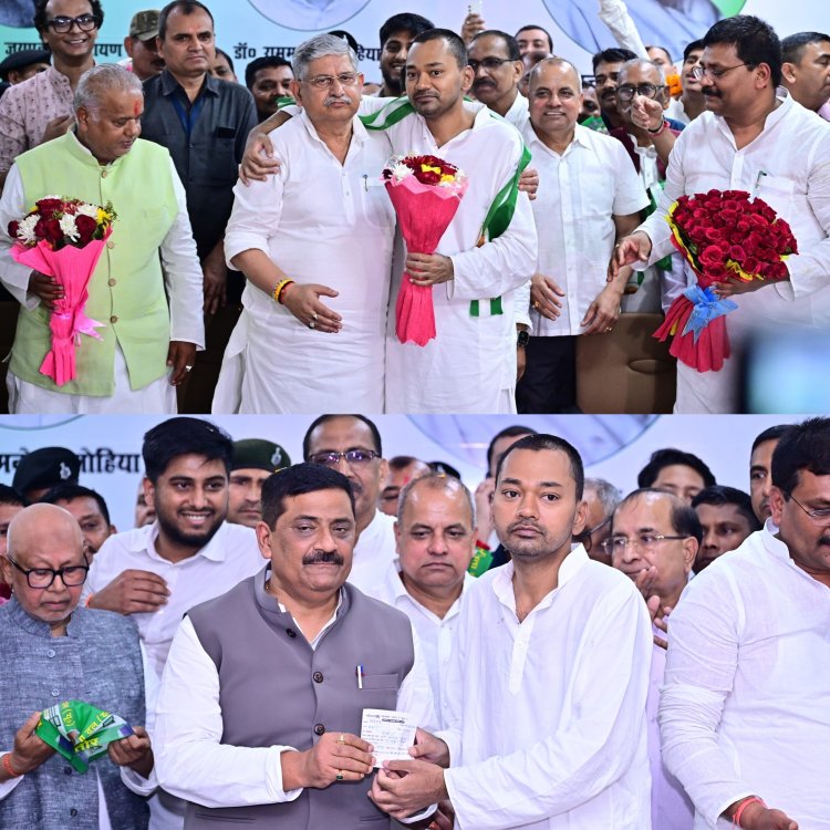 बिहार: नीतीश कुमार के बेटे निशांत कुमार JDU में शामिल, लगे ‘CM निशांत’ के नारे