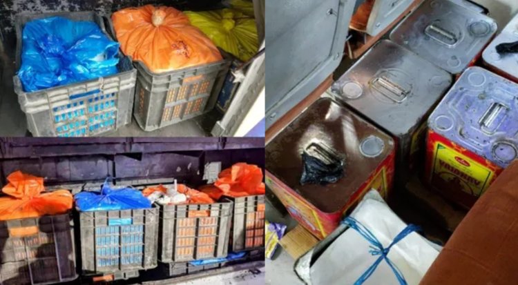 धनबाद में मिलावटखोरों पर बड़ी कार्रवाई: पटना से आ रही बस से 1400 KG नकली पनीर और 90 KG नकली घी जब्त