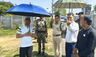 धनबाद में एक्शन मोड में प्रशासन: DC–SSP ने किया  निरीक्षण,अतिक्रमित सरकारी जमीन खाली कराने के निर्देश